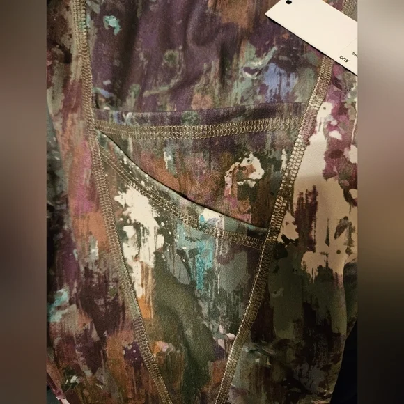 #394 Tahari Sport- 2 Pocket Earthtone Leggings,varies Sizes - Picture 6 of 7